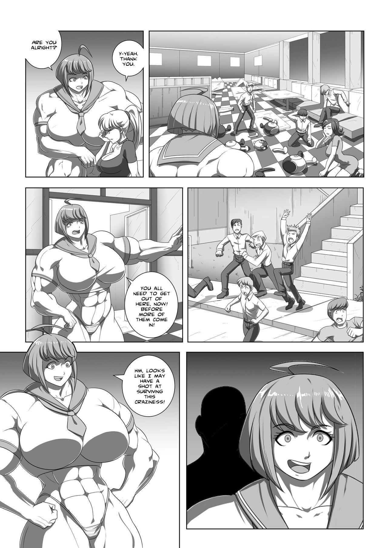 [DepravedDefense] Danganronpa Another Universe: Ultra Muscle Girls [Ongoing] 33