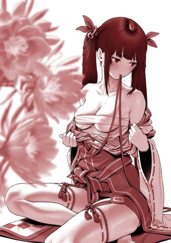 Let's dream good in the secondary erotic image of the shrine maiden♪ 19