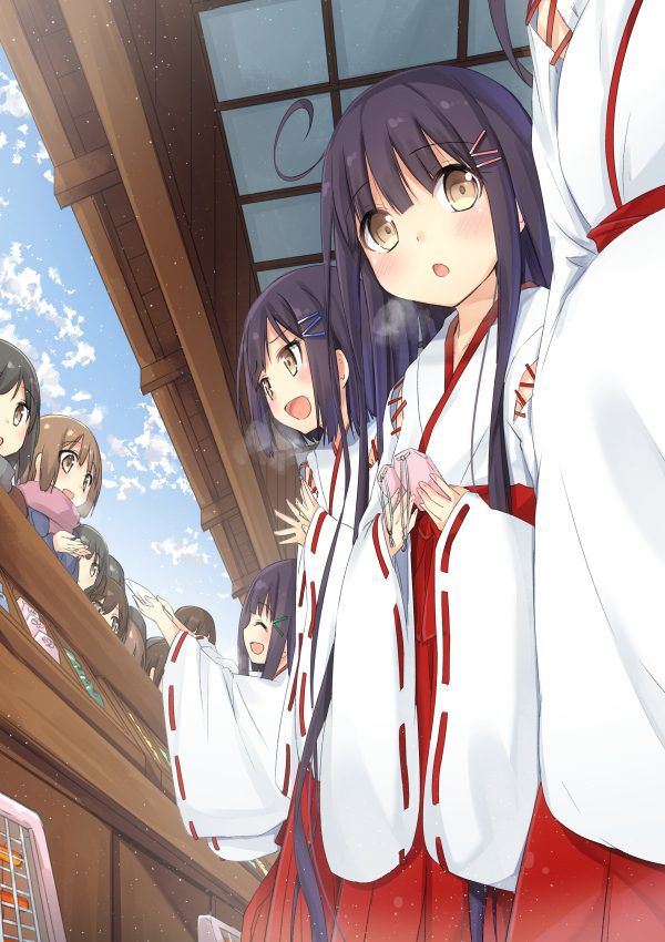 Let's dream good in the secondary erotic image of the shrine maiden♪ 7