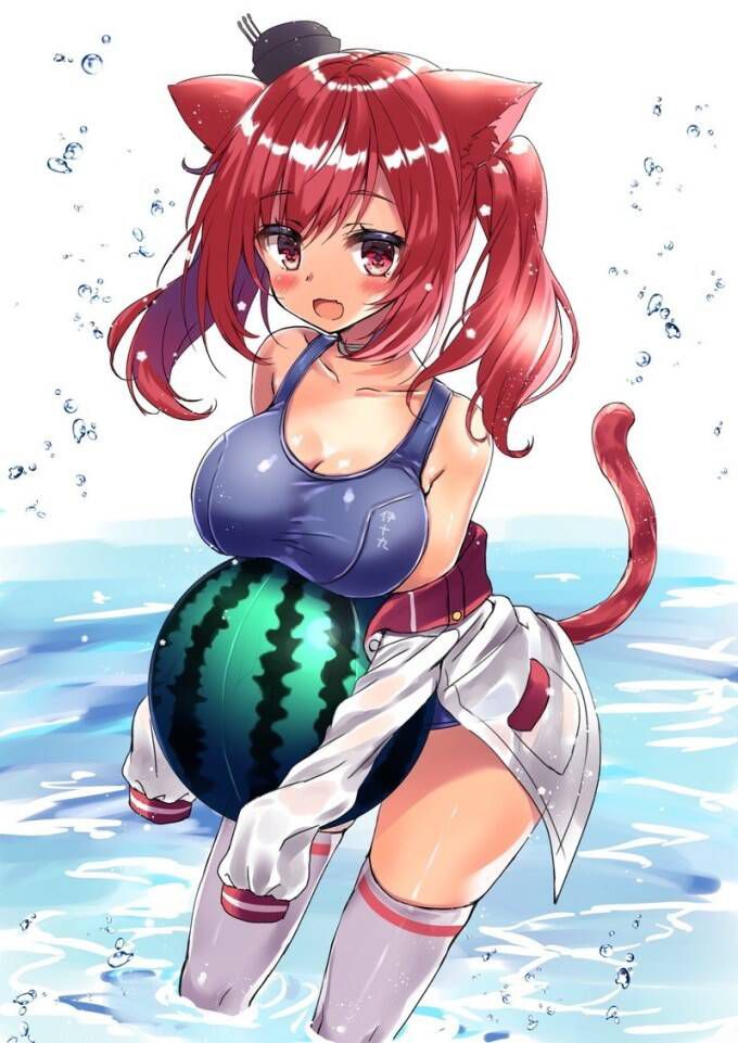 [Secondary] I'm expecting naughty! School Swimsuit Girls: Illustrations 14
