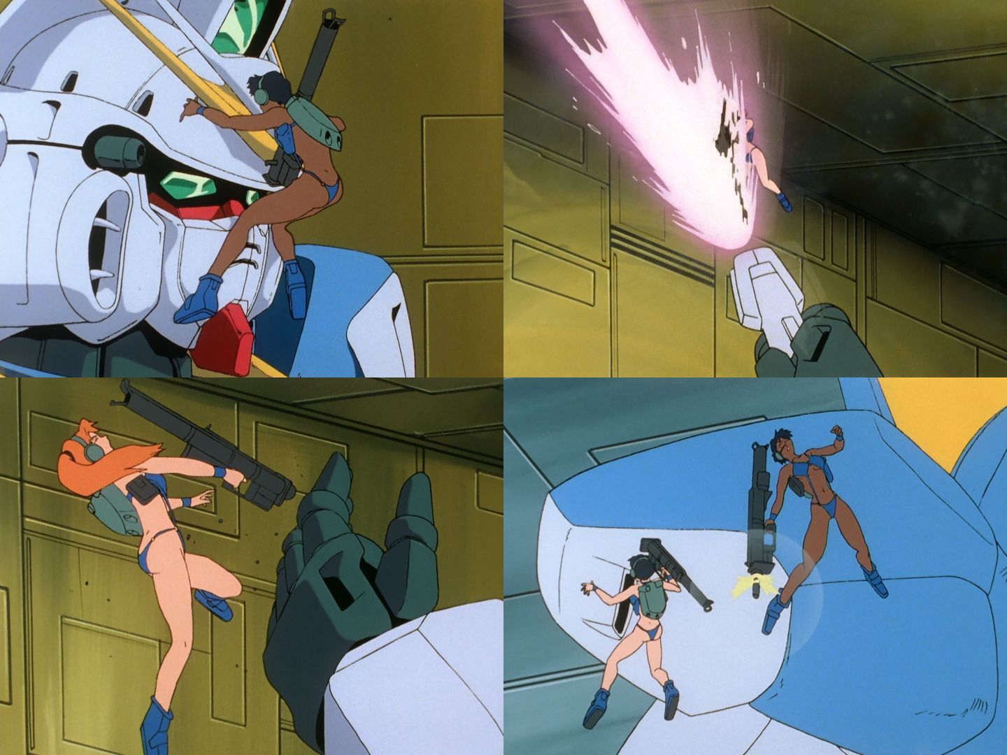 Gundam, even though it is a war thing, there is no depiction of rape at all... 15