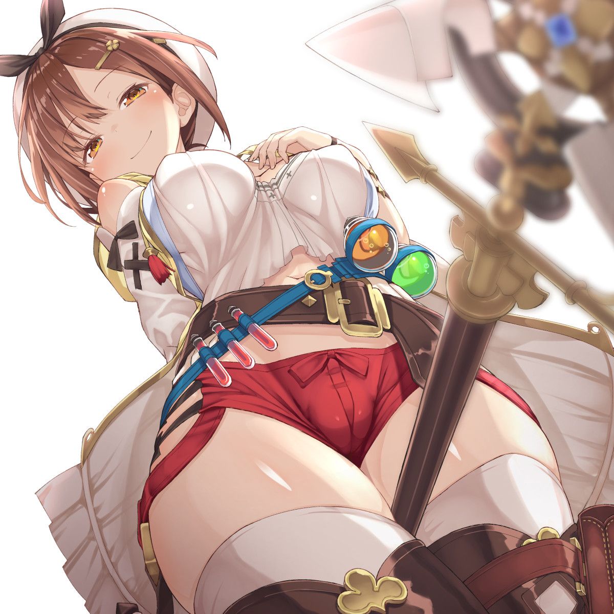 [There is an image] the daughter www of the farmer that erotic thighs such as Liza-chan of the atelier is not only muchimuchi 1