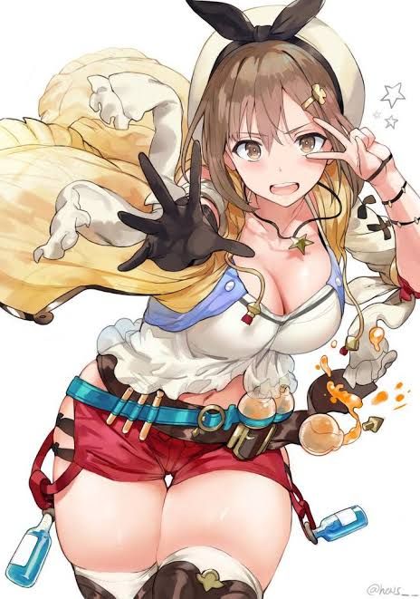 [There is an image] the daughter www of the farmer that erotic thighs such as Liza-chan of the atelier is not only muchimuchi 11