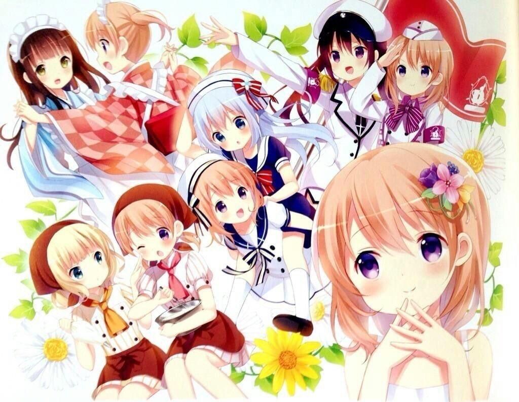 All the girls of Gochisa are in love with Cocoa-chan www www 1