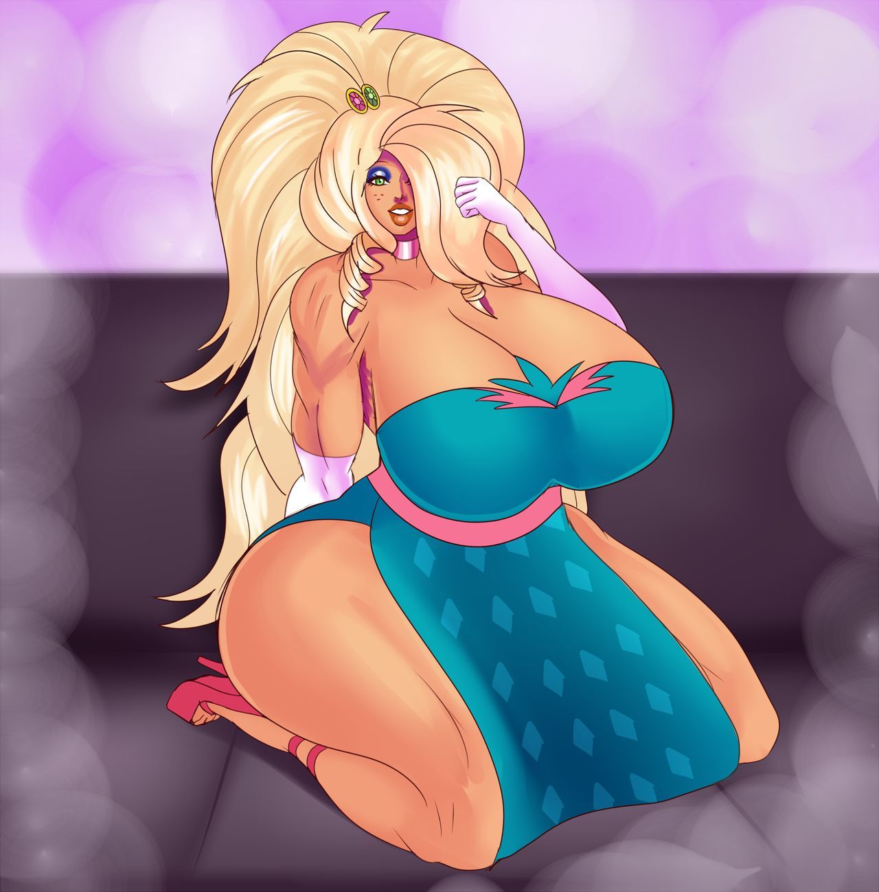 Bimbo Canterlot High (+Misc. Other Bimbo Art) - by Annon 1032