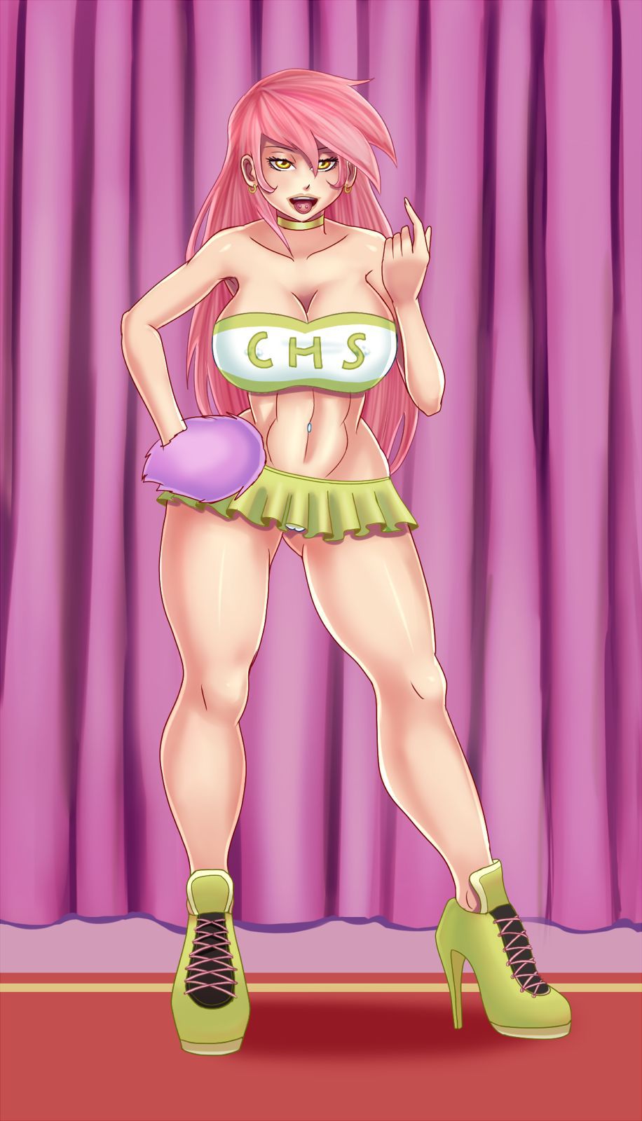 Bimbo Canterlot High (+Misc. Other Bimbo Art) - by Annon 197