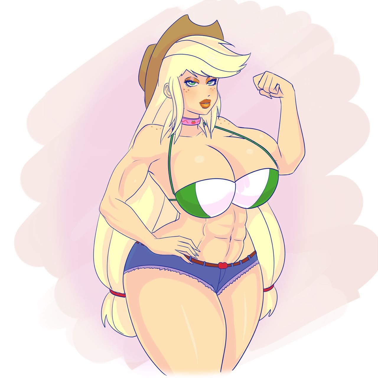 Bimbo Canterlot High (+Misc. Other Bimbo Art) - by Annon 217