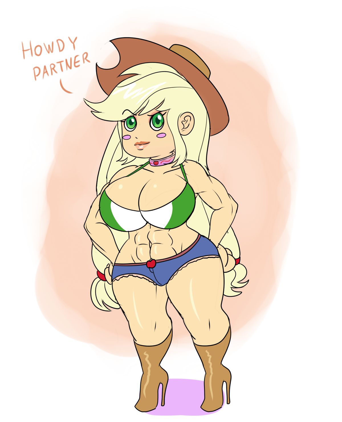 Bimbo Canterlot High (+Misc. Other Bimbo Art) - by Annon 373