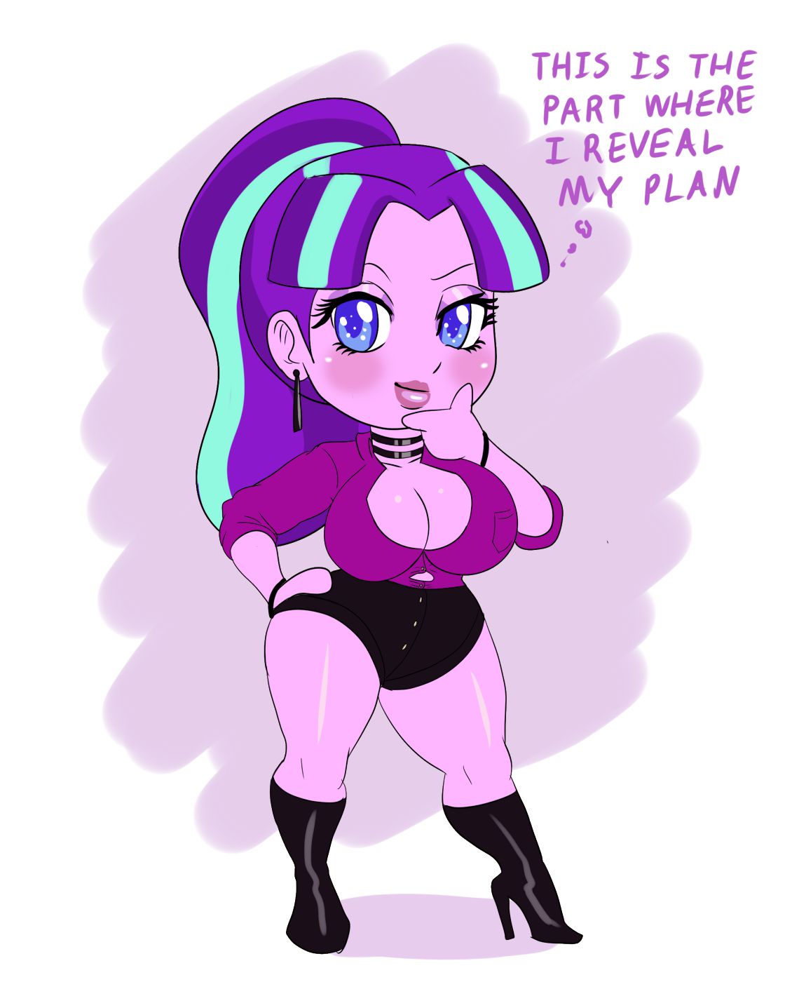 Bimbo Canterlot High (+Misc. Other Bimbo Art) - by Annon 414