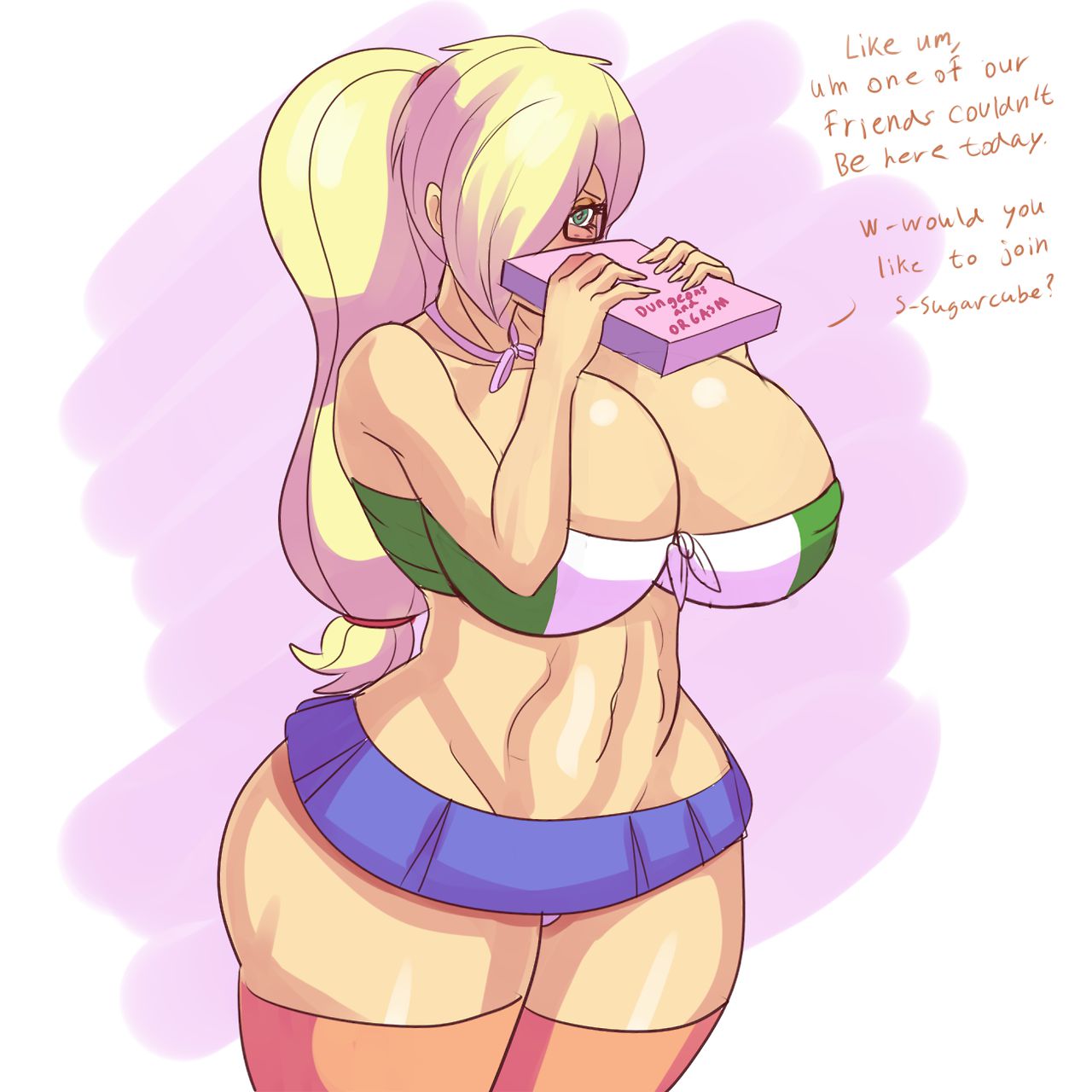 Bimbo Canterlot High (+Misc. Other Bimbo Art) - by Annon 467