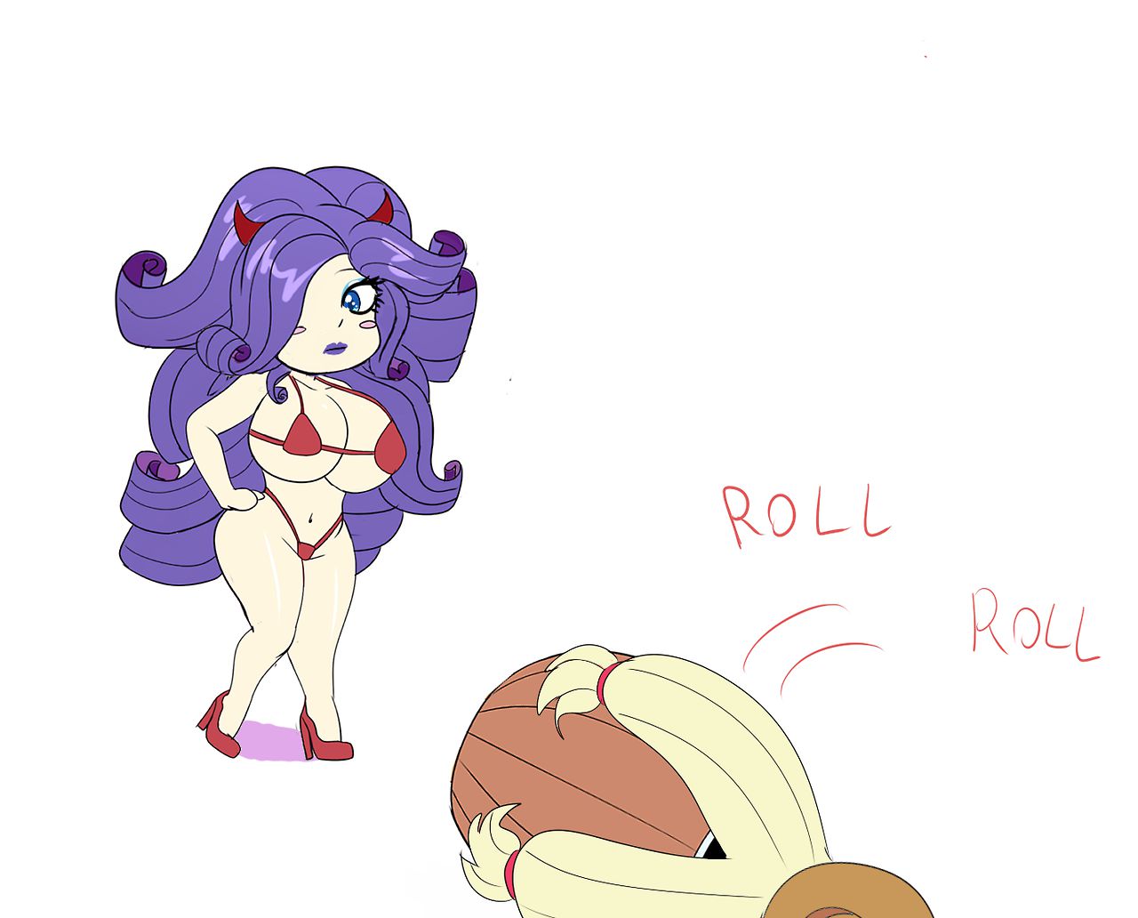 Bimbo Canterlot High (+Misc. Other Bimbo Art) - by Annon 485