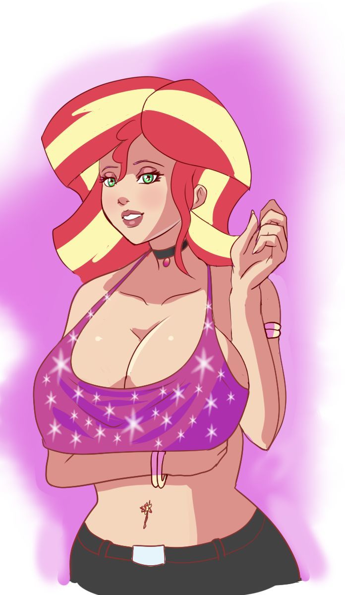 Bimbo Canterlot High (+Misc. Other Bimbo Art) - by Annon 682