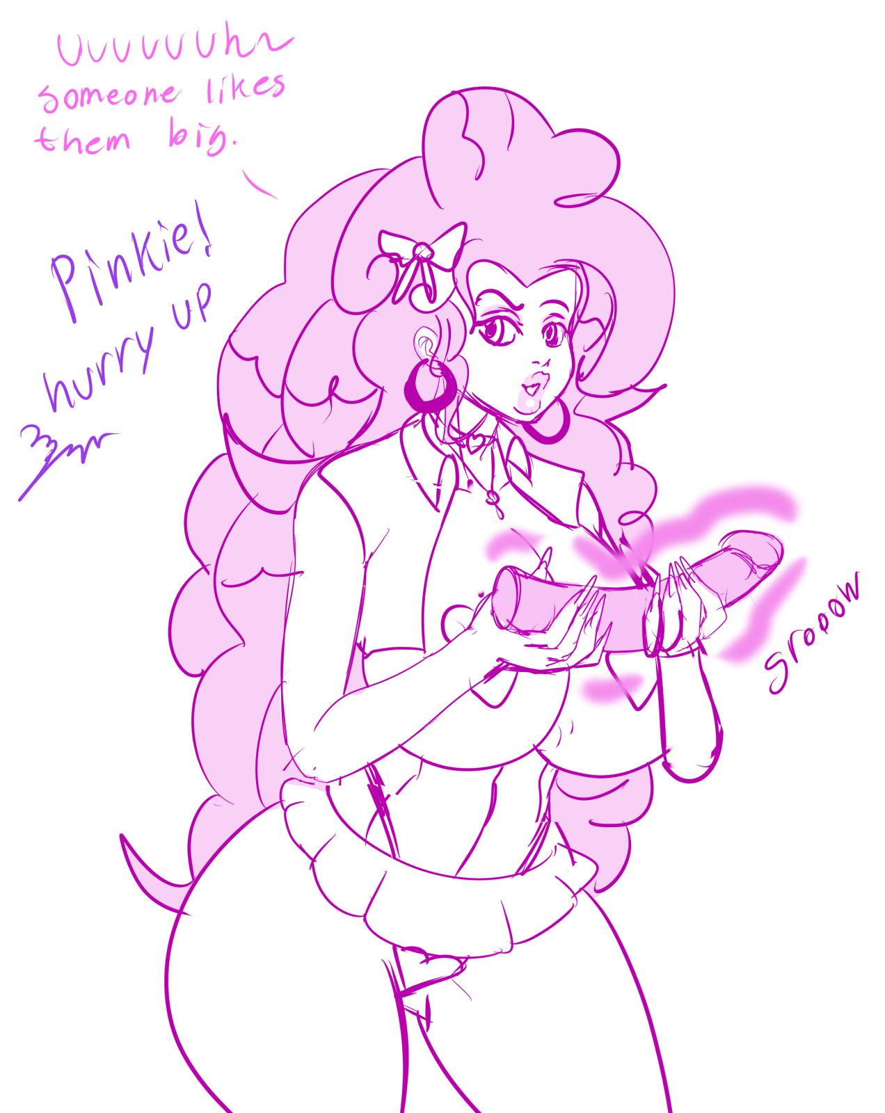 Bimbo Canterlot High (+Misc. Other Bimbo Art) - by Annon 737