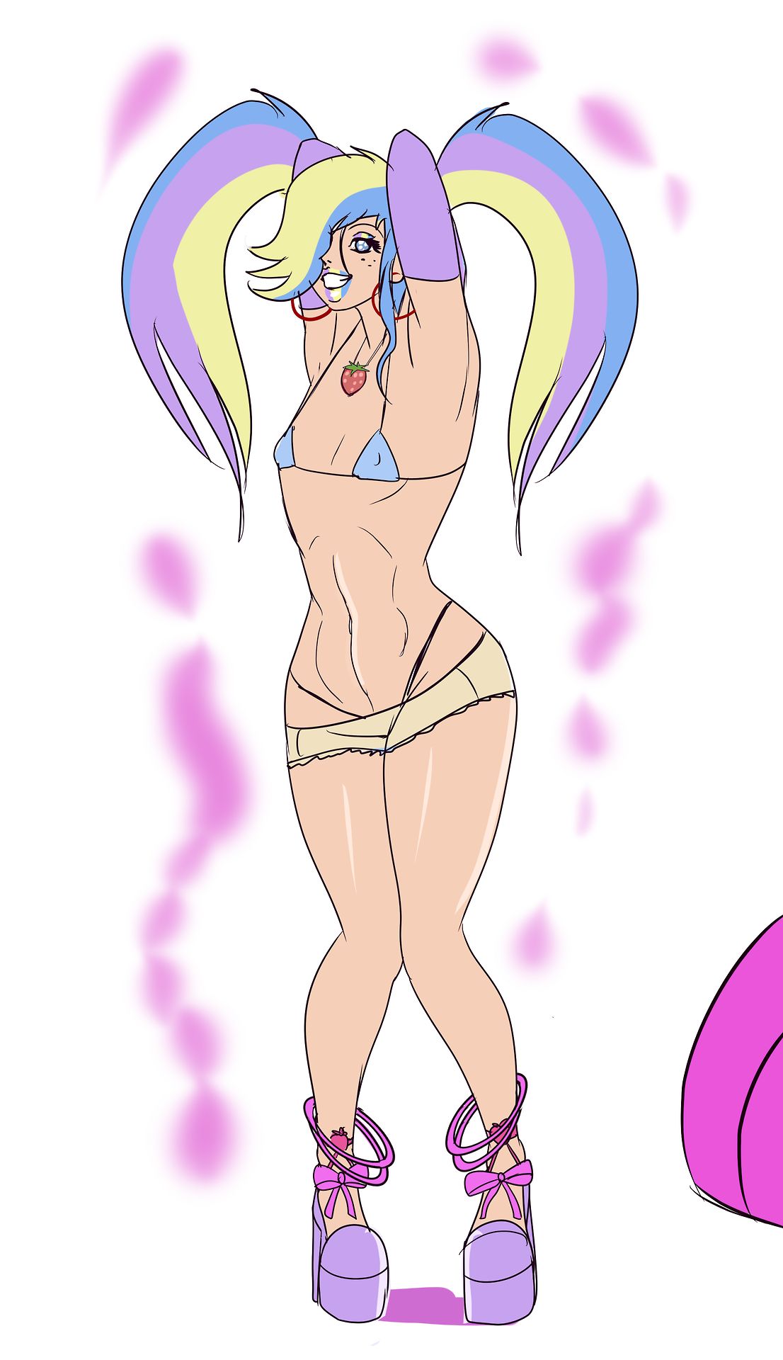 Bimbo Canterlot High (+Misc. Other Bimbo Art) - by Annon 851