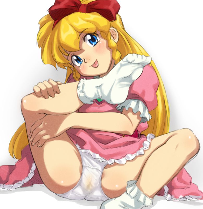 [Sitting Panmolo Lori] strong sitting Panmolo secondary erotic image of the feeling that shows more dignified than the crouching panchira of the secondary Loli girl 23