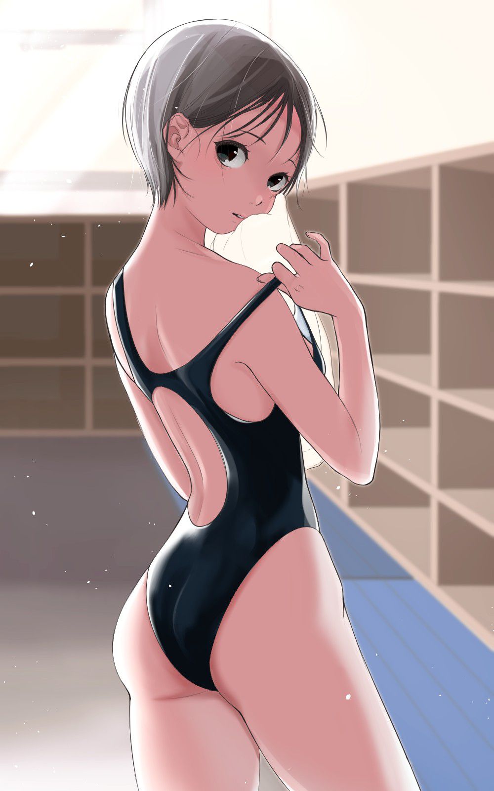 Swimming swimsuits are pitchy, but that's great, isn't it? I don't like the side that wears it. 17