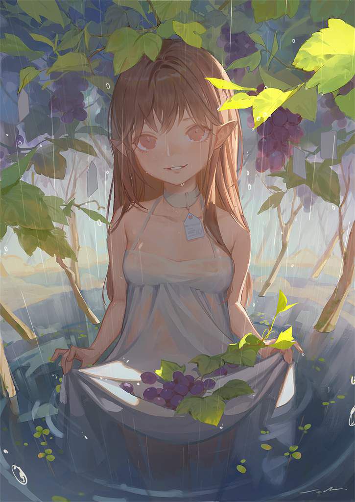 [It's a phantom grape! ] Secondary erotic image of grapes and girls 25