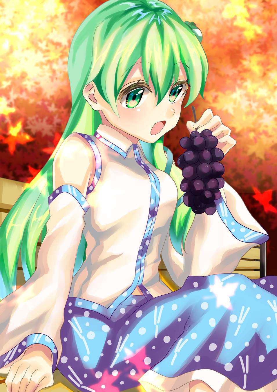 [It's a phantom grape! ] Secondary erotic image of grapes and girls 30