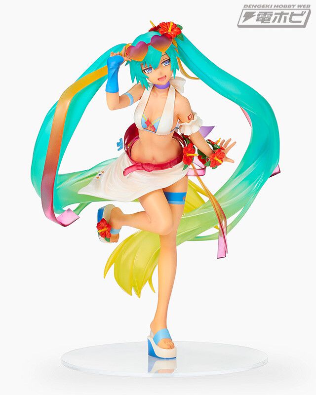 [Hatsune Miku] erotic tanned and erotic figure of a very nice swimsuit costume in Jito eyes! 5