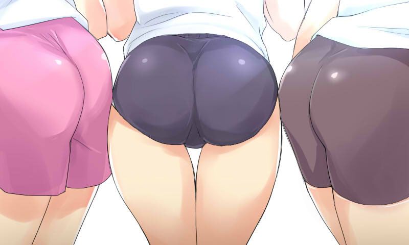 [Secondary] this is more erotic than raw butt, beautiful butt erotic image of girls looking over the pants 62