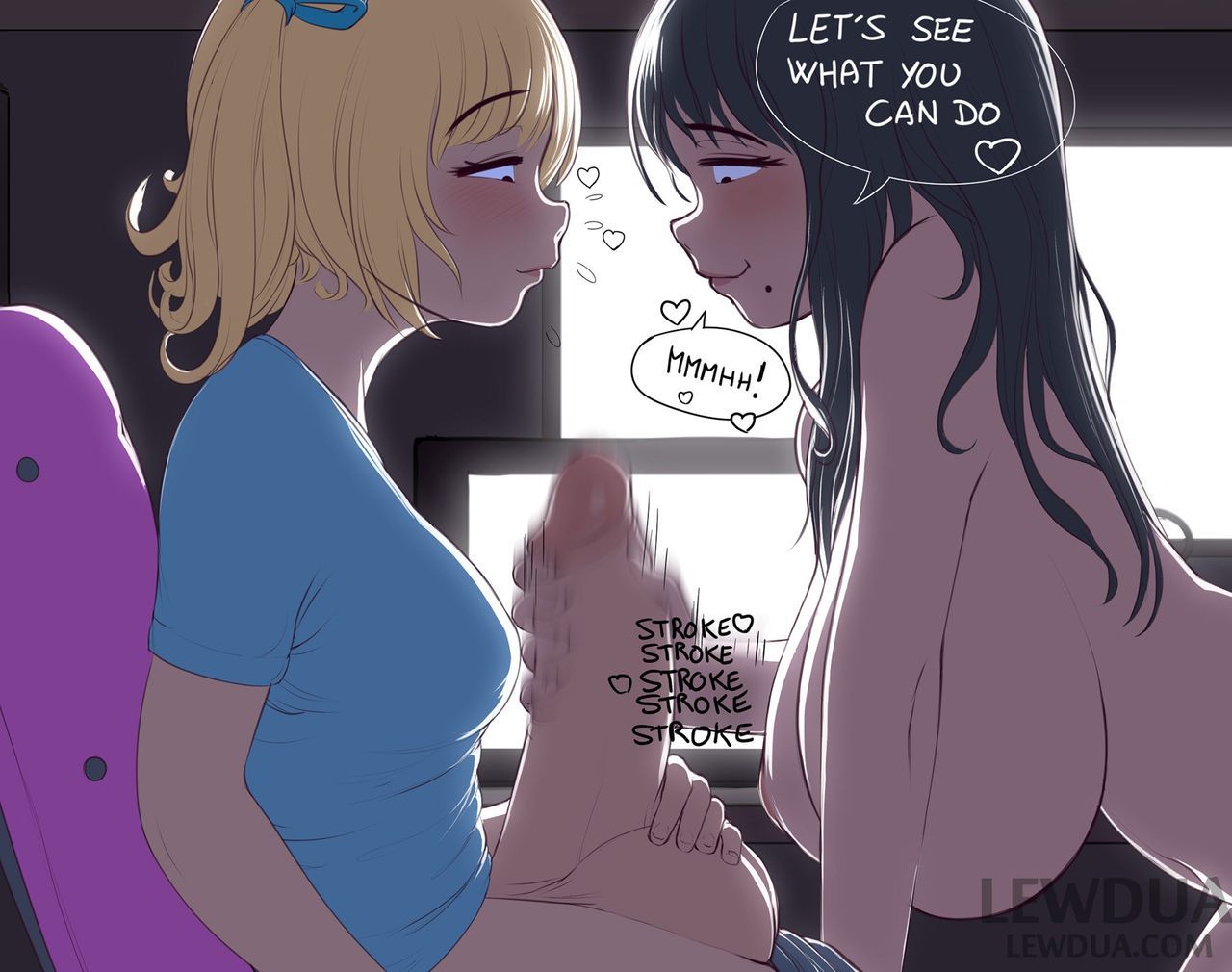 [Lewdua] Love is Sharing - Nessie and Alison 4
