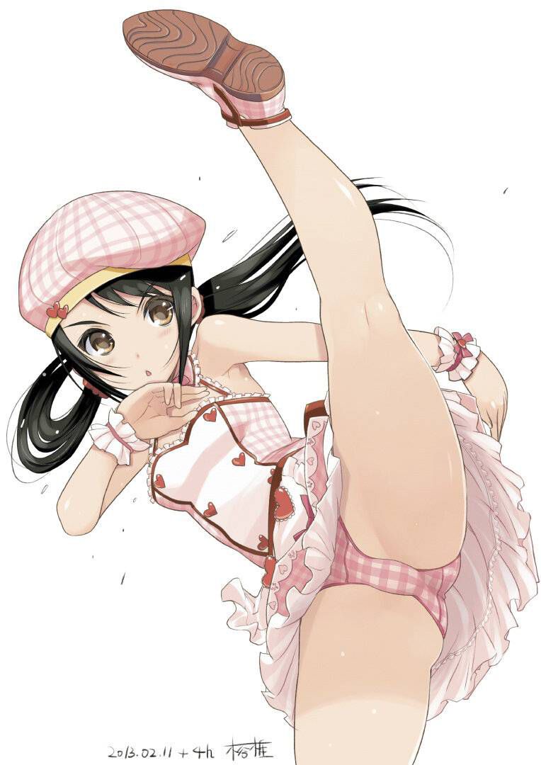 [Secondary] [Secondary] [Punchra High Kick] erotic image of a fighting-based girl who has been high-kicking without hesitation in a short skirt 1