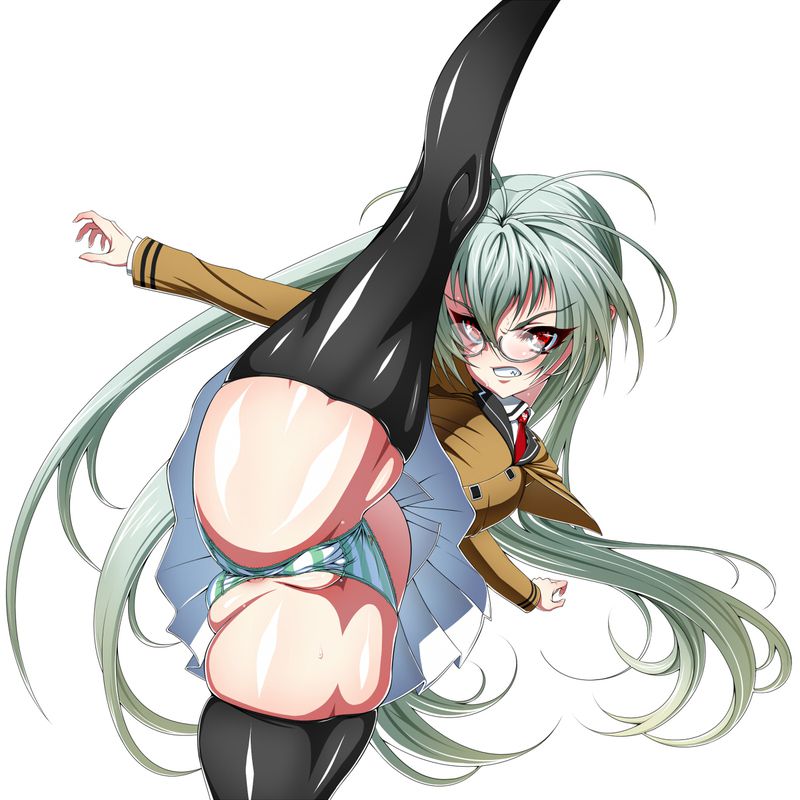 [Secondary] [Secondary] [Punchra High Kick] erotic image of a fighting-based girl who has been high-kicking without hesitation in a short skirt 49