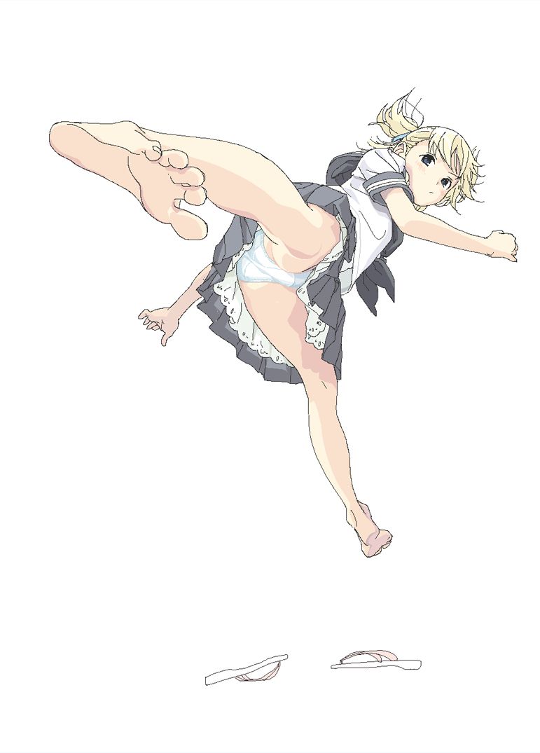 [Secondary] [Secondary] [Punchra High Kick] erotic image of a fighting-based girl who has been high-kicking without hesitation in a short skirt 6