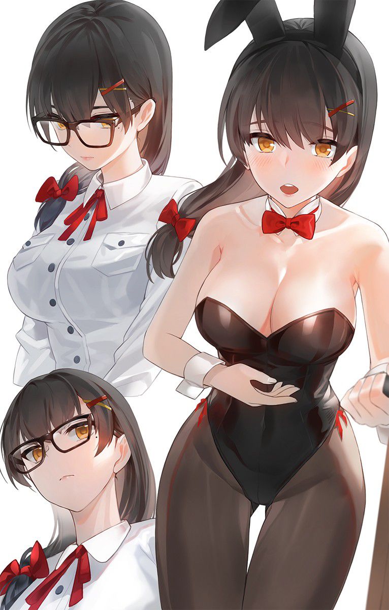 Two-dimensional erotic image feature that glasses daughter becomes painful too cute! Isn't glasses daughter the main body? W 23