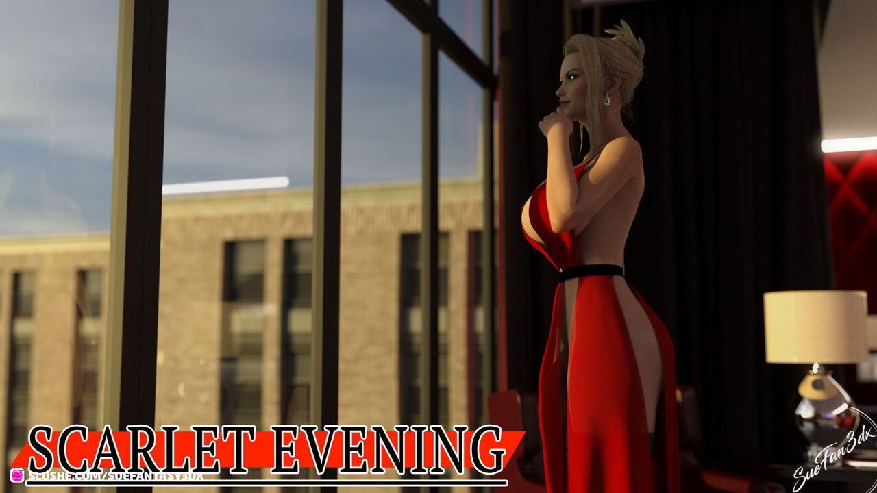 SueFantasy3DX The Scarlet Evening (Textless) 1