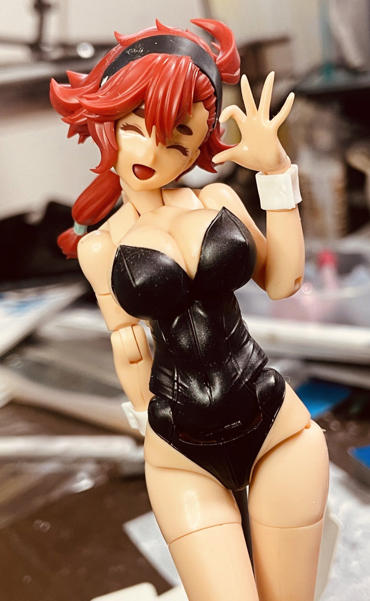 【Image】The main character of the witch of Gundam Mercury gets naughty mods with plastic models 3