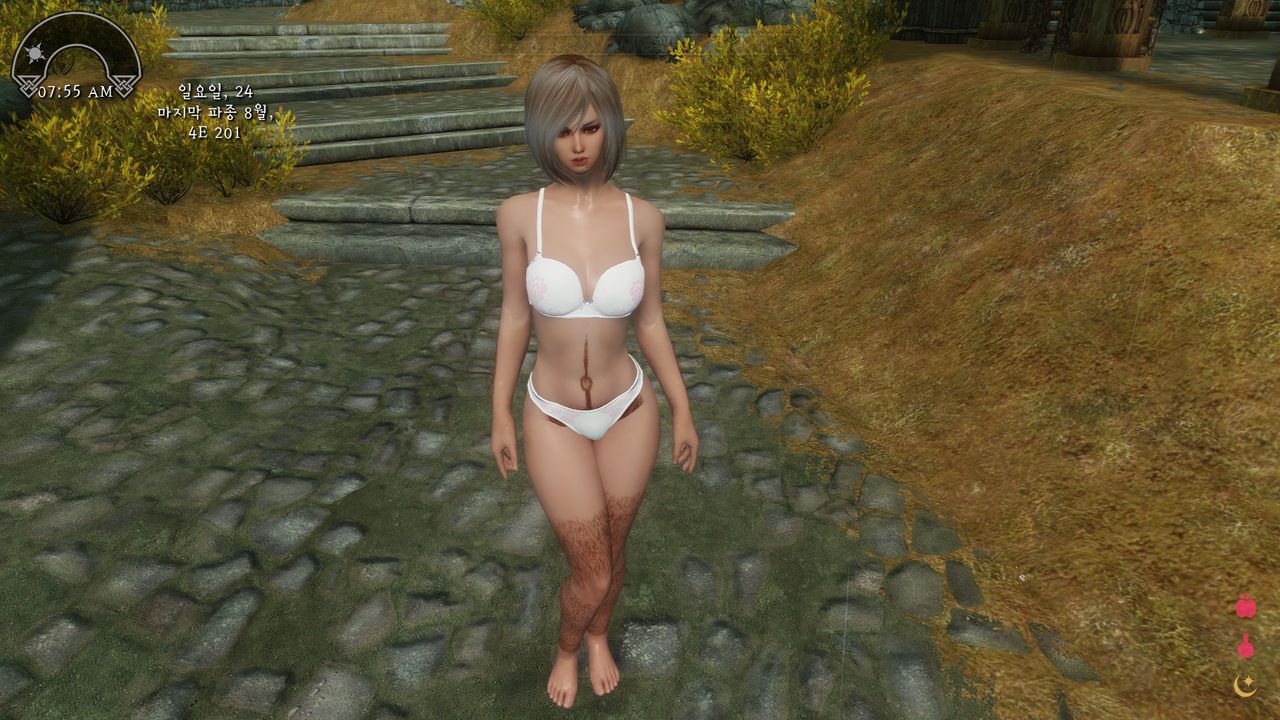 Extremely Hairy Girls in Skyrim (Ver 1.5) - Hairy Sexy Girl 1 4