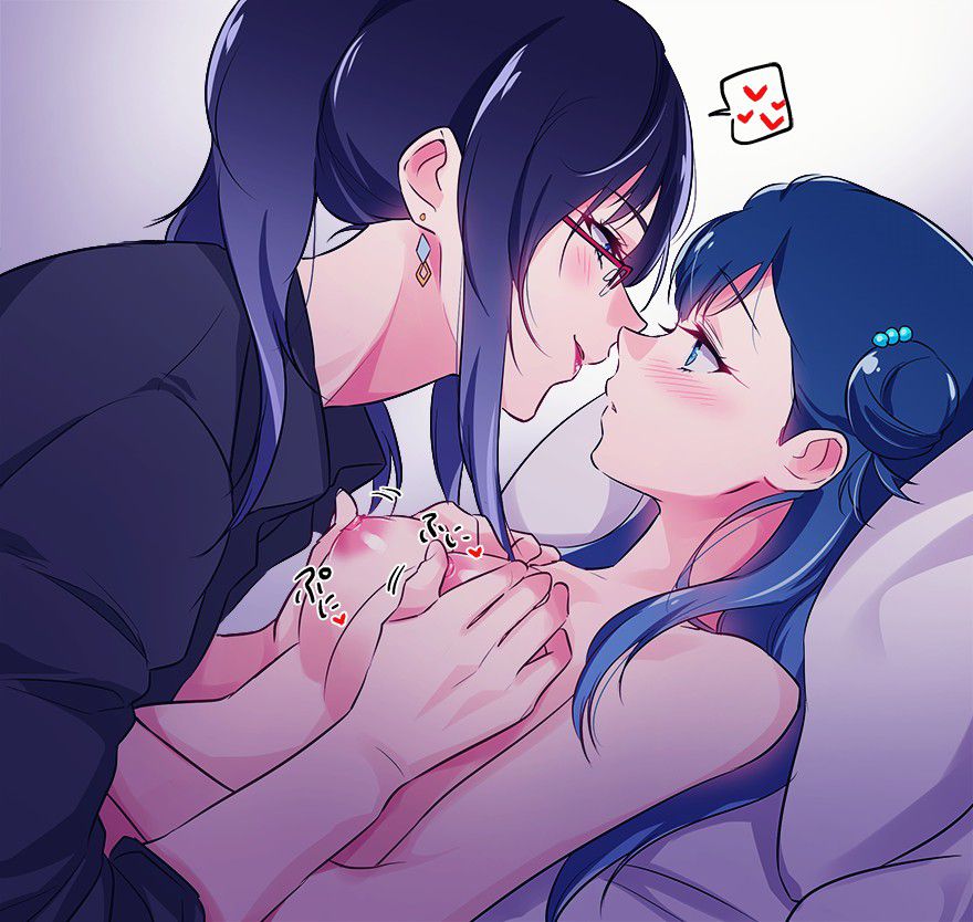 I envy you. Mix me too! Yuri two-dimensional erotic image between girls who are relentless in Lezplay 31