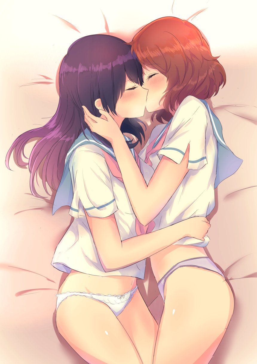 I envy you. Mix me too! Yuri two-dimensional erotic image between girls who are relentless in Lezplay 32