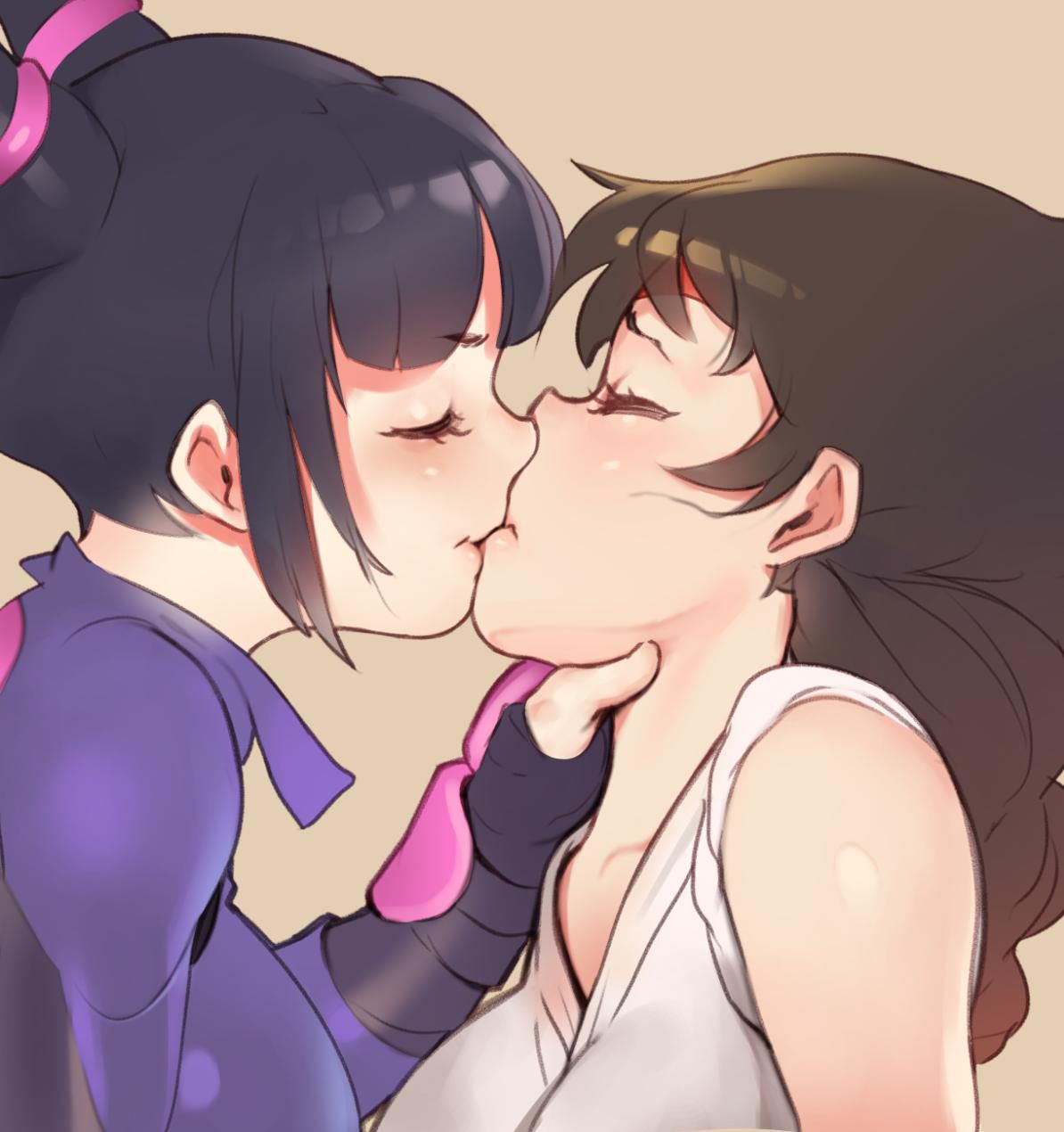 I envy you. Mix me too! Yuri two-dimensional erotic image between girls who are relentless in Lezplay 34