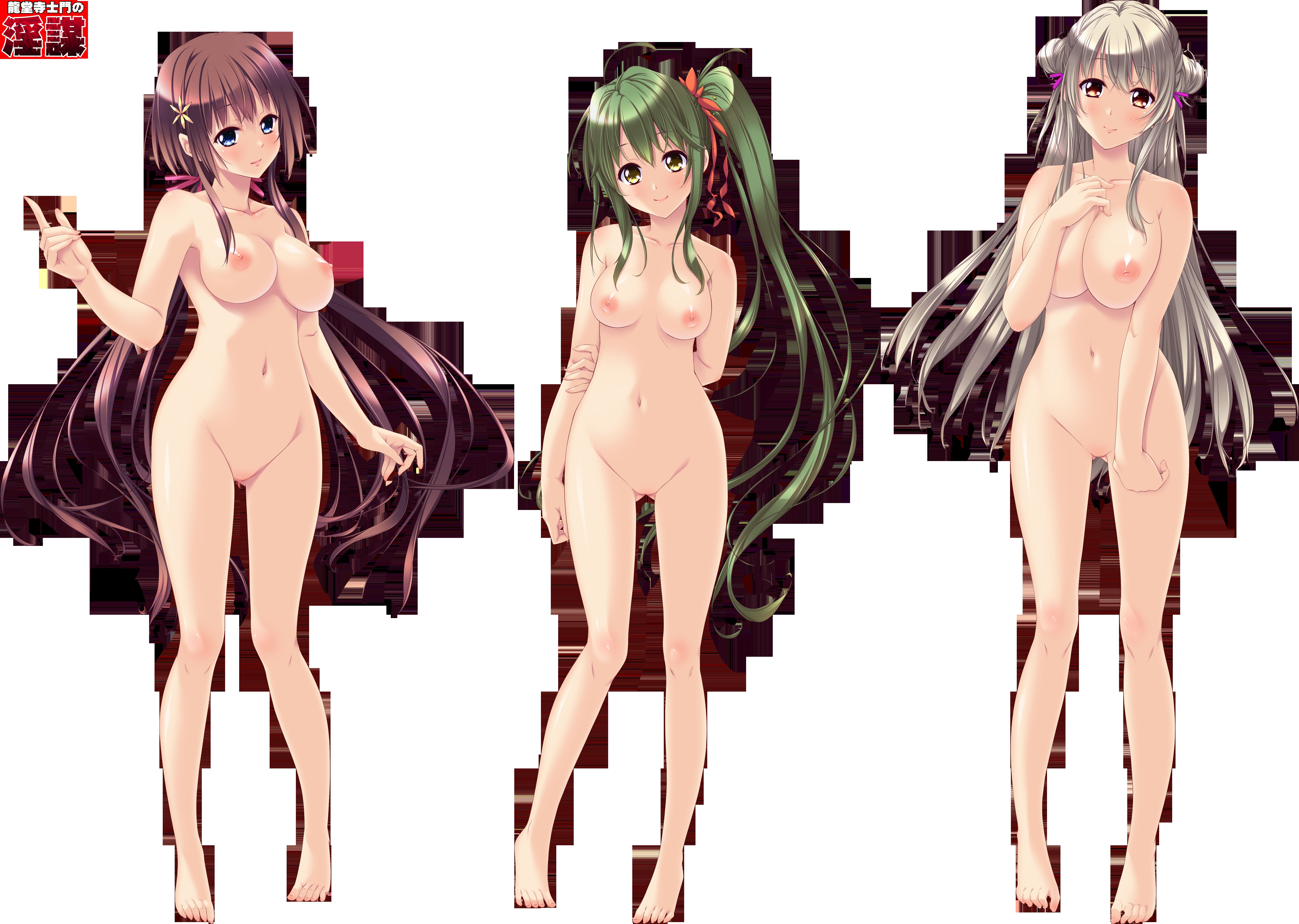 [Naked standing picture] I tried to collect only PNG background transmission material of standing picture No. 178 4