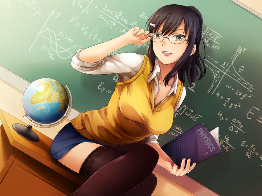[Secondary] erotic image of a female teacher who does not actually exist at all to seduce the student with a sensational expression 45