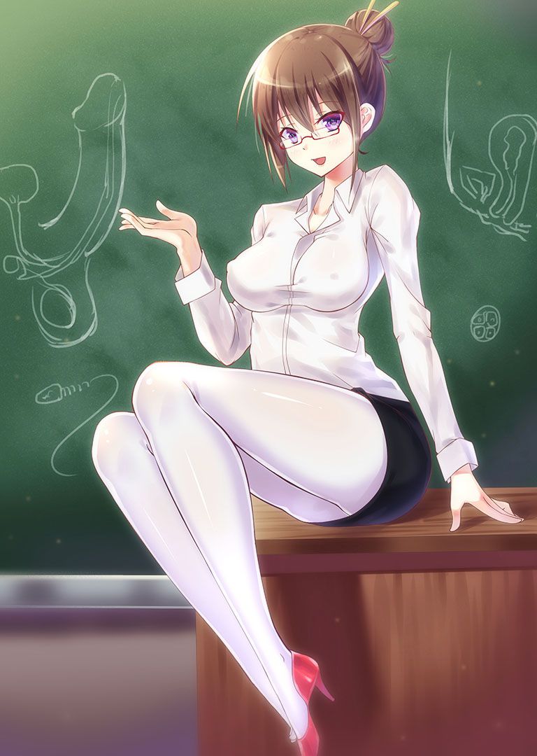 [Secondary] erotic image of a female teacher who does not actually exist at all to seduce the student with a sensational expression 51