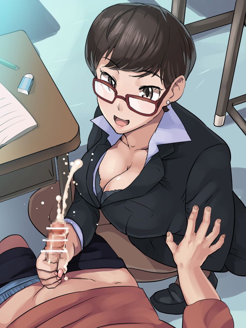 [Secondary] erotic image of a female teacher who does not actually exist at all to seduce the student with a sensational expression 6