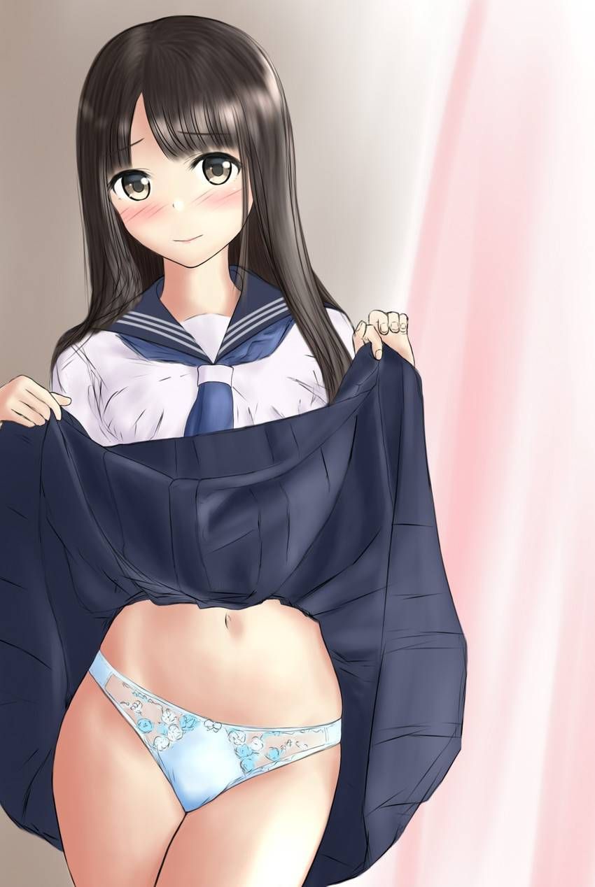 [Secondary] erotic image that was allowed only in the rear charge that high school girls show pants to up their skirts 1