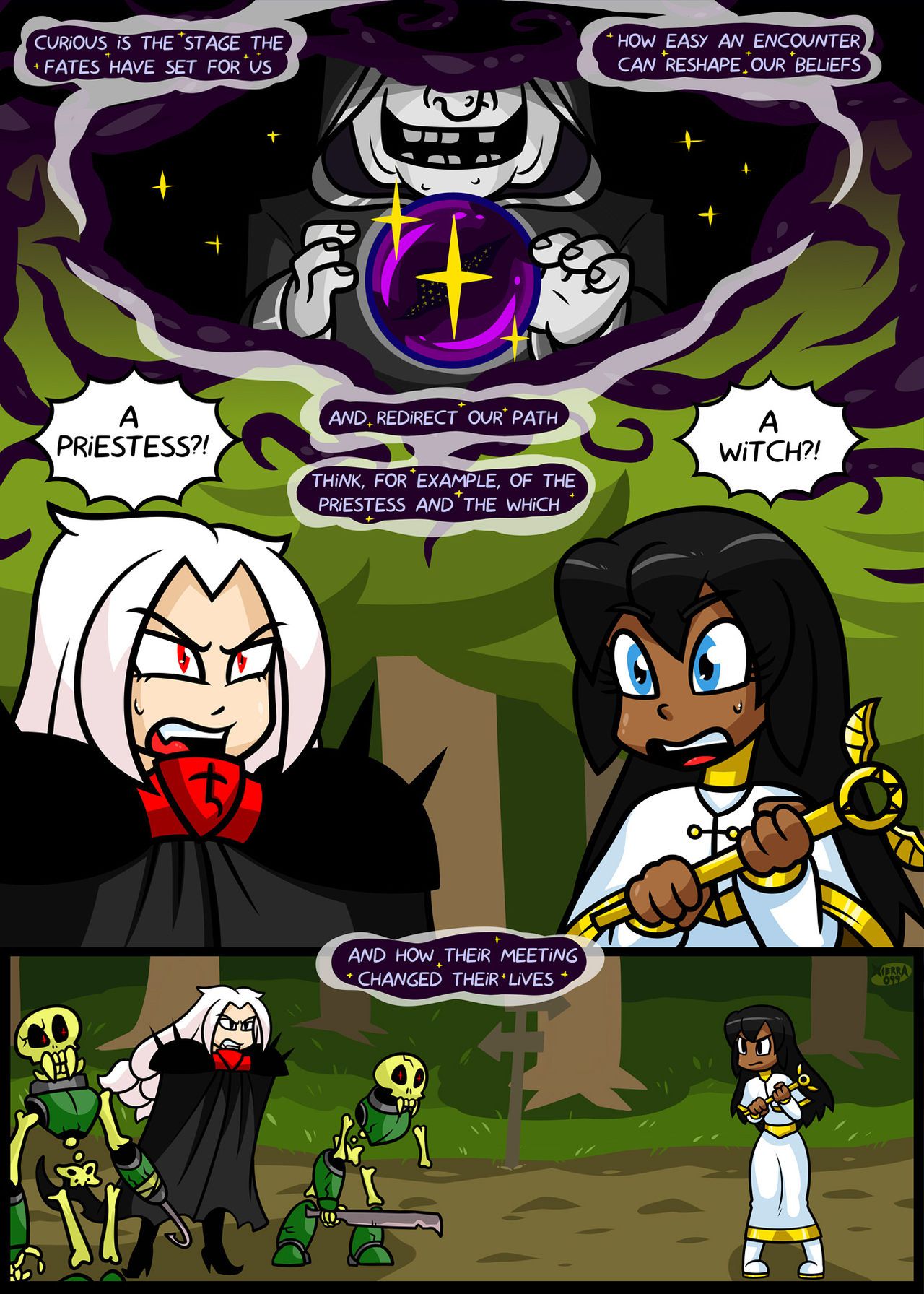 [Xierra099] Bright Darkness- The Priestess And The Witch (Ongoing) 2