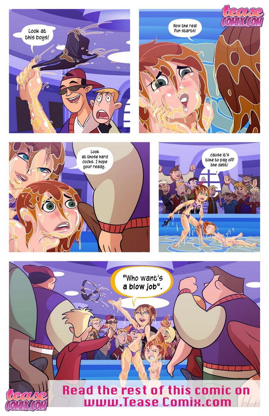 [Tease Comix] Cheer Fight (Kim Possible) 15