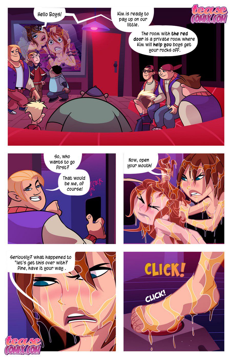 [Tease Comix] Cheer Fight (Kim Possible) 19