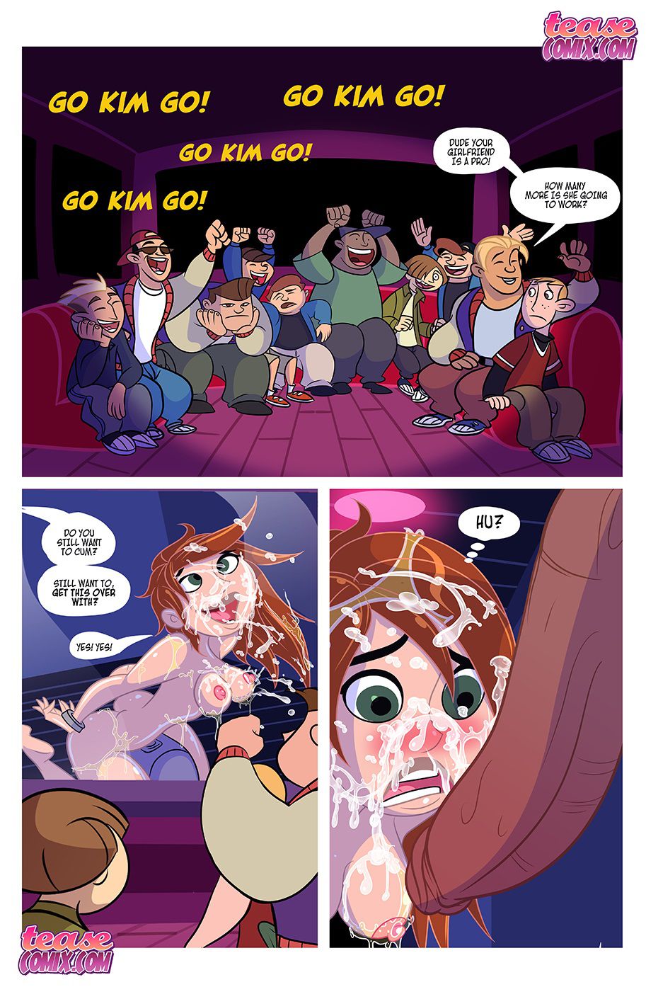 [Tease Comix] Cheer Fight (Kim Possible) 52