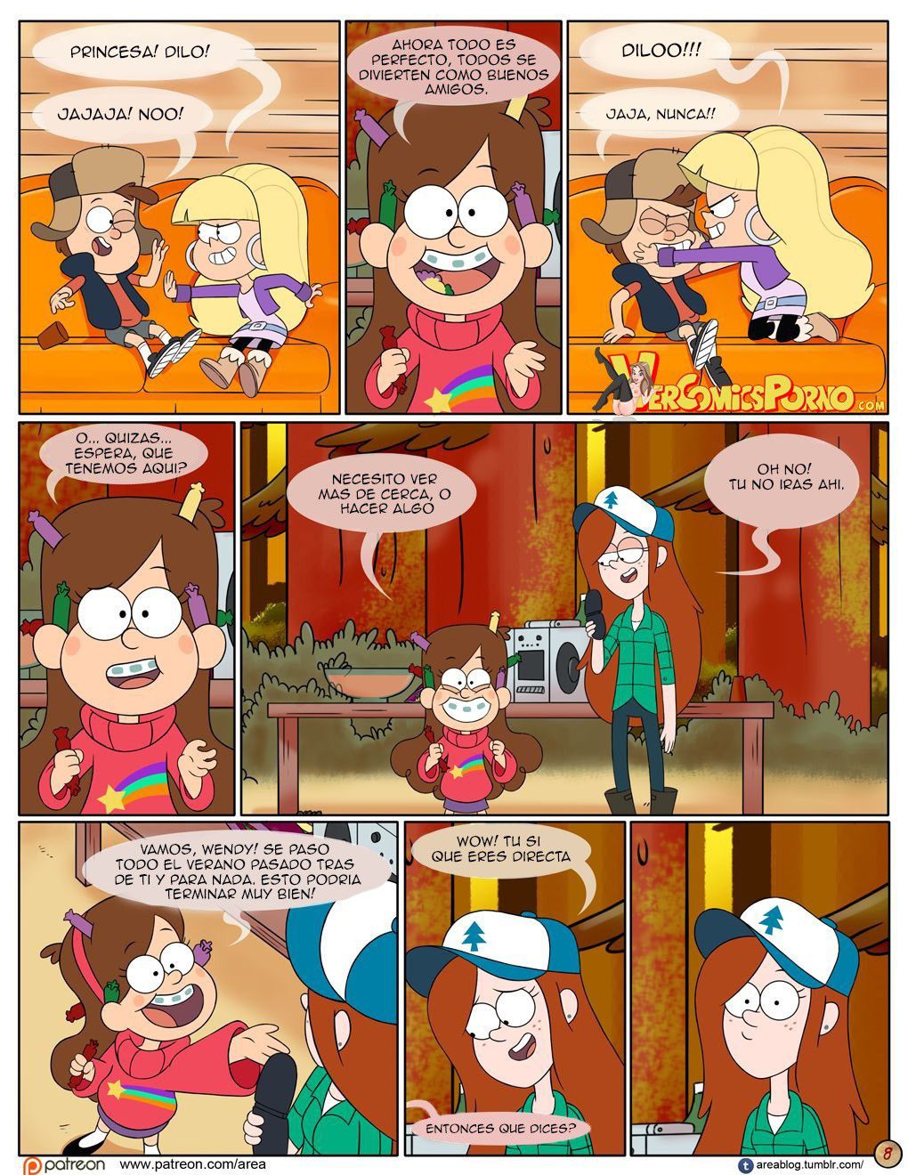 [Area] Next Summer | El Siguiente Verano (Gravity Falls) [Spanish] [VerComicsPorno, kalock] [Ongoing] 9