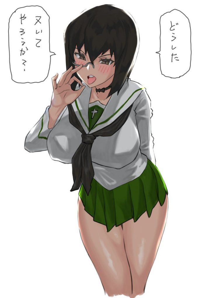 I collected erotic images of Girls &amp; Panzer! 17