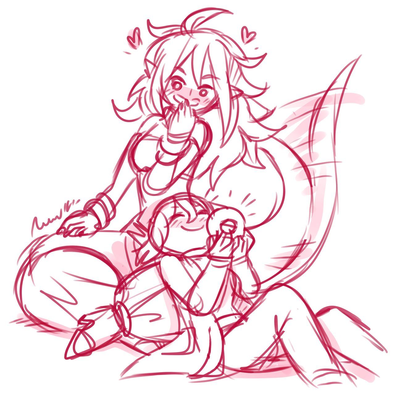 [rururururus]Android 21 vore sketch 1