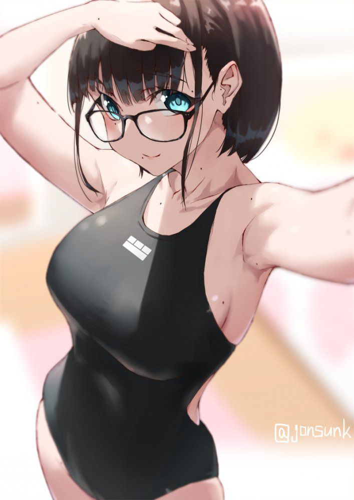 I'm going to put erotic cute image of the swimming swimsuit! 11