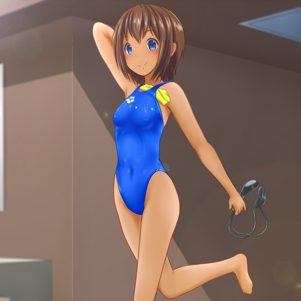 I'm going to put erotic cute image of the swimming swimsuit! 16