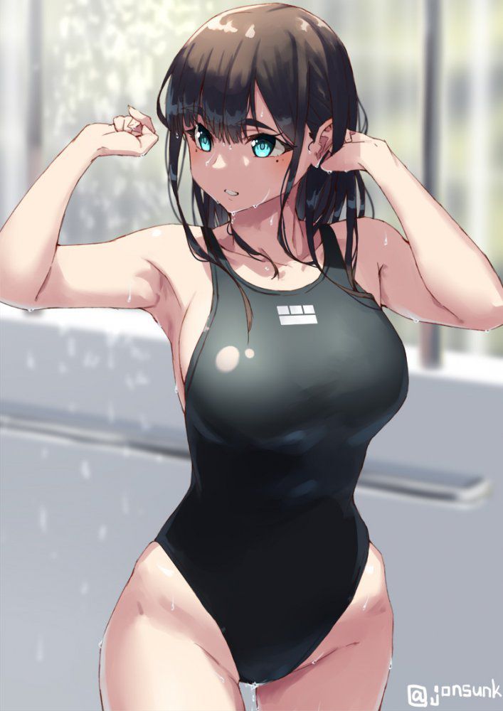 I'm going to put erotic cute image of the swimming swimsuit! 7